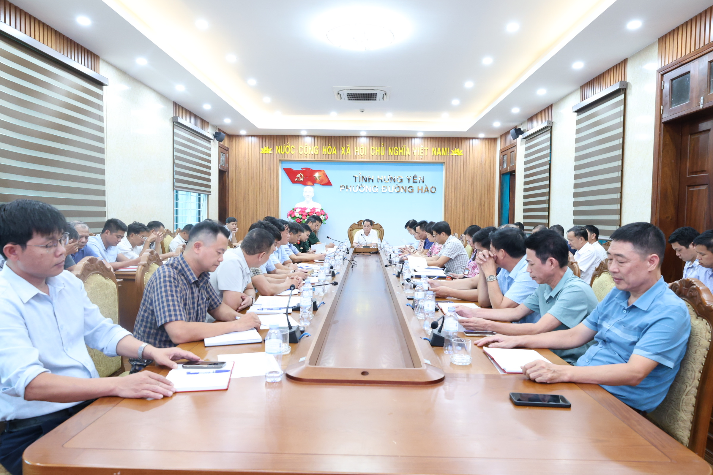 Phường Đường Hào tổ chức hội nghị xét duyệt nghĩa vụ quân sự năm 2027